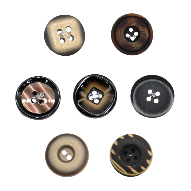 3/4" Resin Button