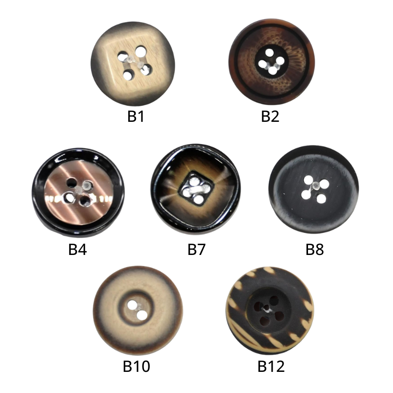 3/4" Resin Button