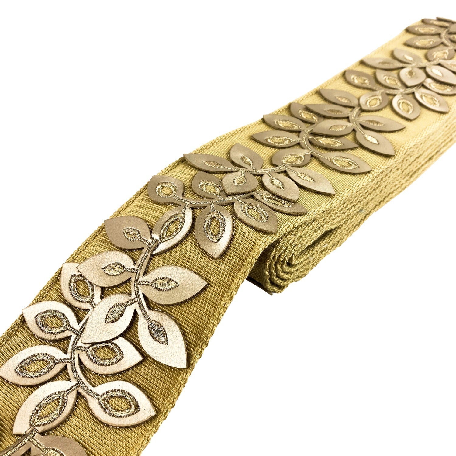 3-inch Decorative Embossed Floral Design Tape Trim – 5 Yard Roll | Style BR-7537