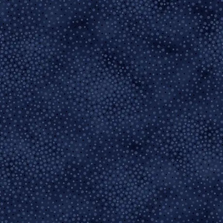 Blue Navy Spotsy Wideback Cotton Fabric 