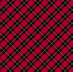 Quilting Treasures Checking It Twice tartan plaid red