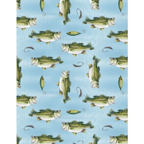 WL Directional Fish Toss Light Blue - Reeled In
