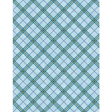 WL Plaid Light Blue - Reeled In