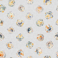 Quilting Treasures Poultry in Motion Chicks quilting cotton