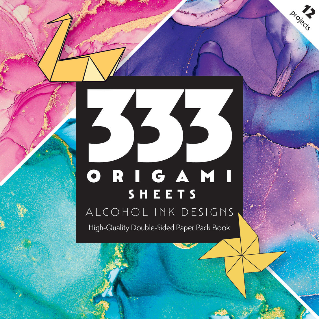333 Origami Sheets Alcohol Ink Designs - Linda's Electric Quilters