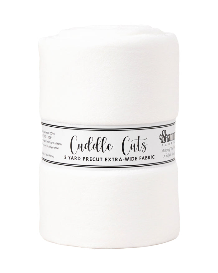 C390 White 3 Yard C390 Cuddle Cut
