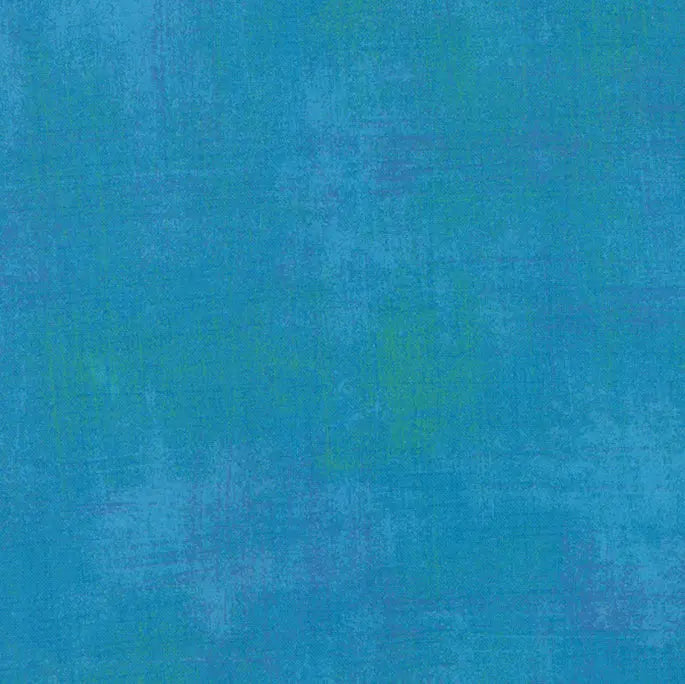 Blue Turquoise Grunge Cotton Wideback Fabric