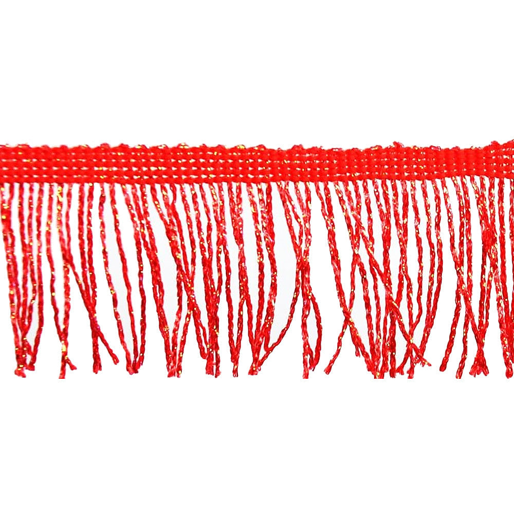 4-inch Metallic Chainette Fringe Trim, 15-Yard Roll – for Costumes, Apparel & Home Decor