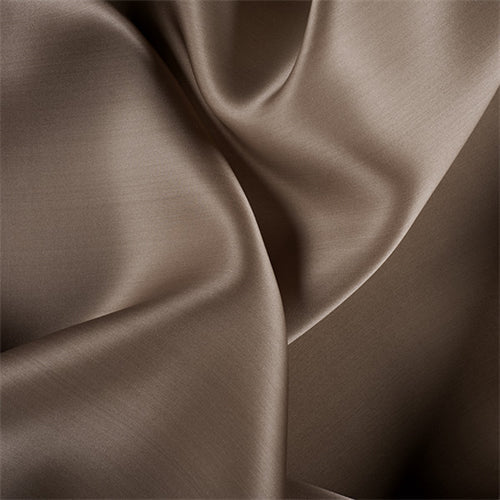 Runway Silks Latte Silk Satin Organza Fabric - Reorderable
