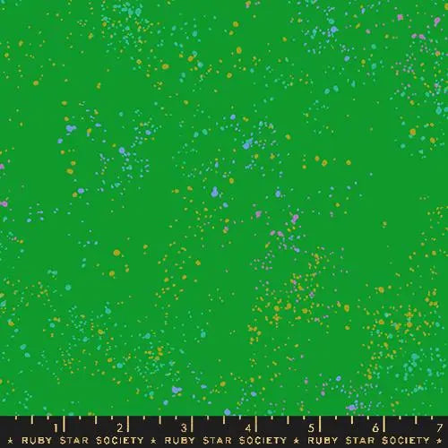 Dark Green Speckled Verdant 43"/44" Fabric Per Yard - Linda's Electric Quilters