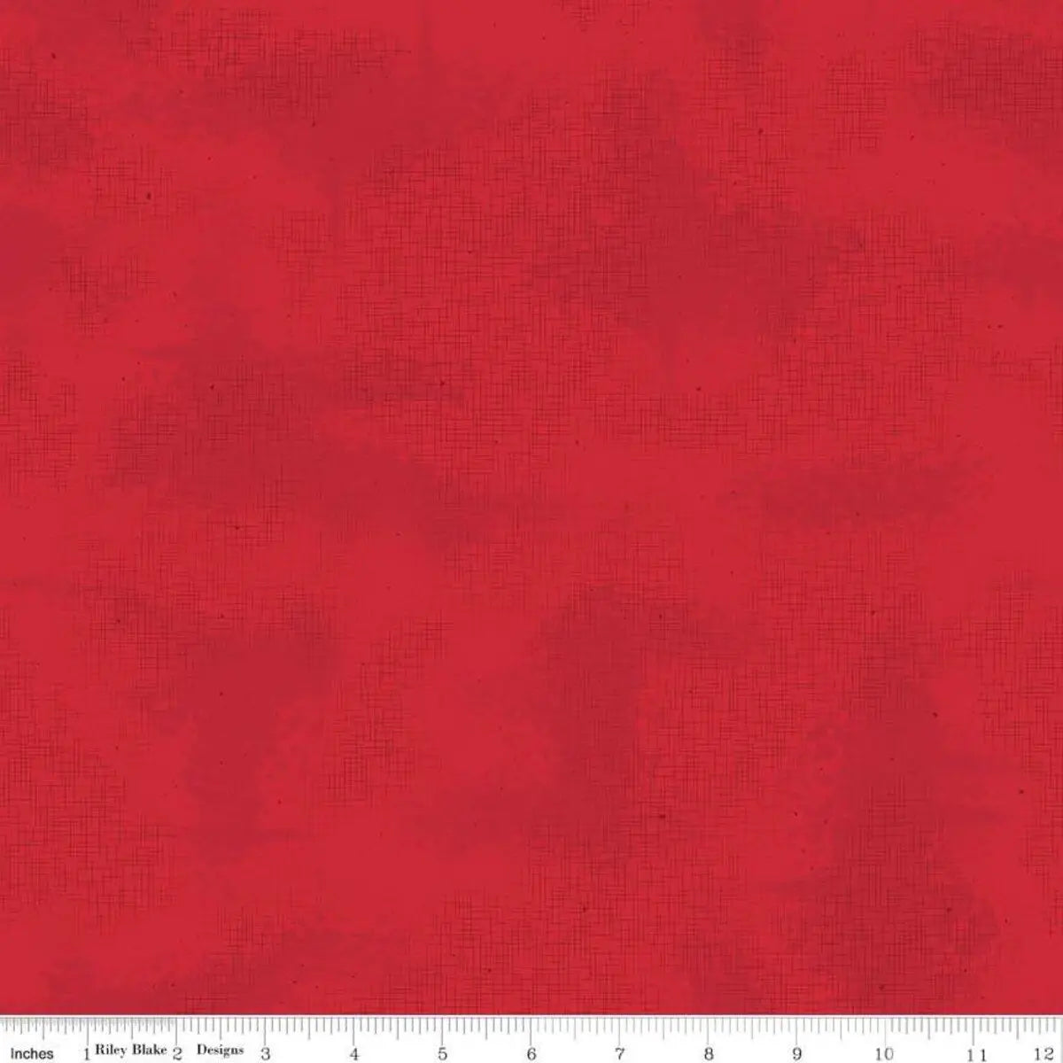 Red Shabby Cherry Cotton 43"/44" Fabric Per Yard - Linda's Electric Quilters