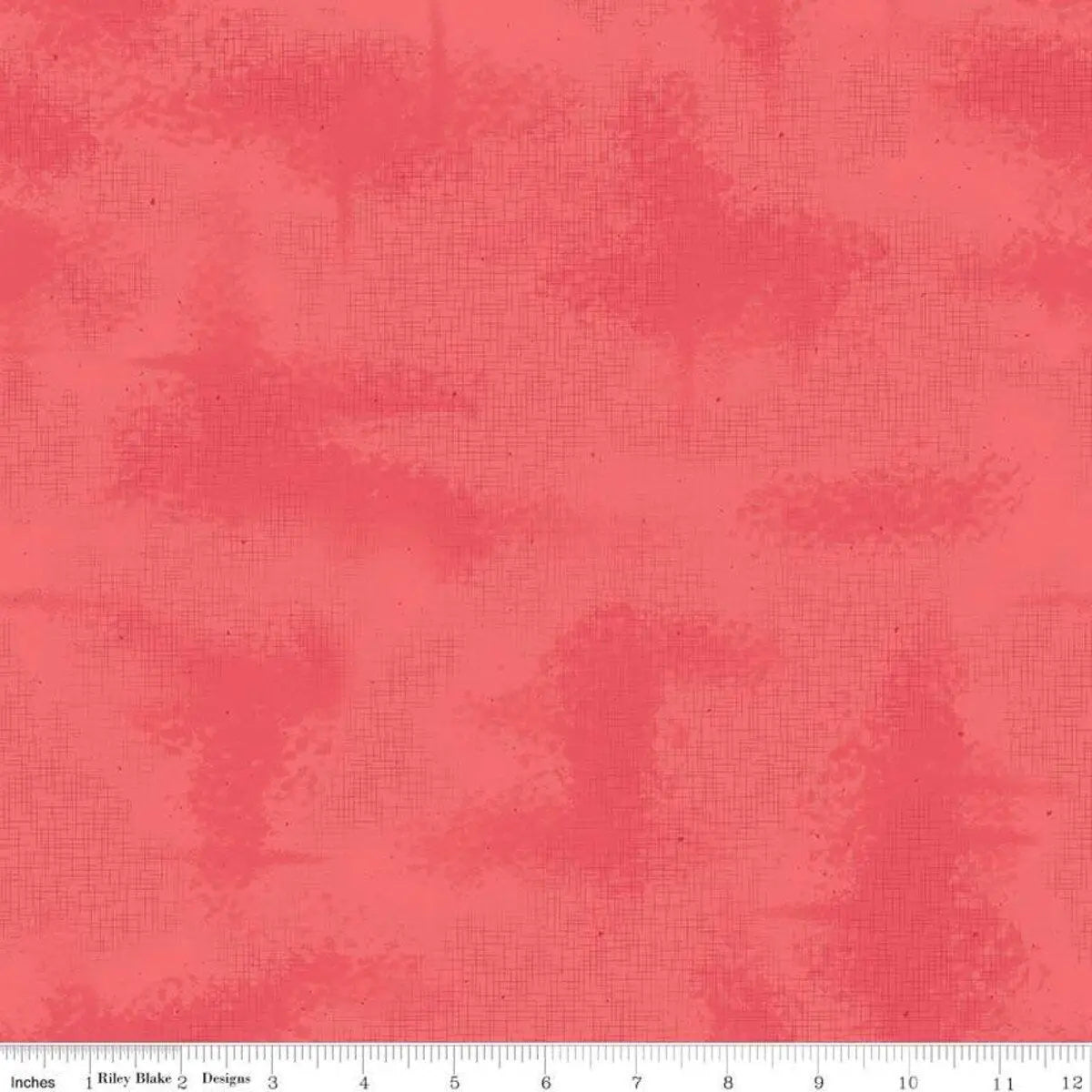 Red Shabby Cotton 43"/44" Fabric Per Yard - Linda's Electric Quilters