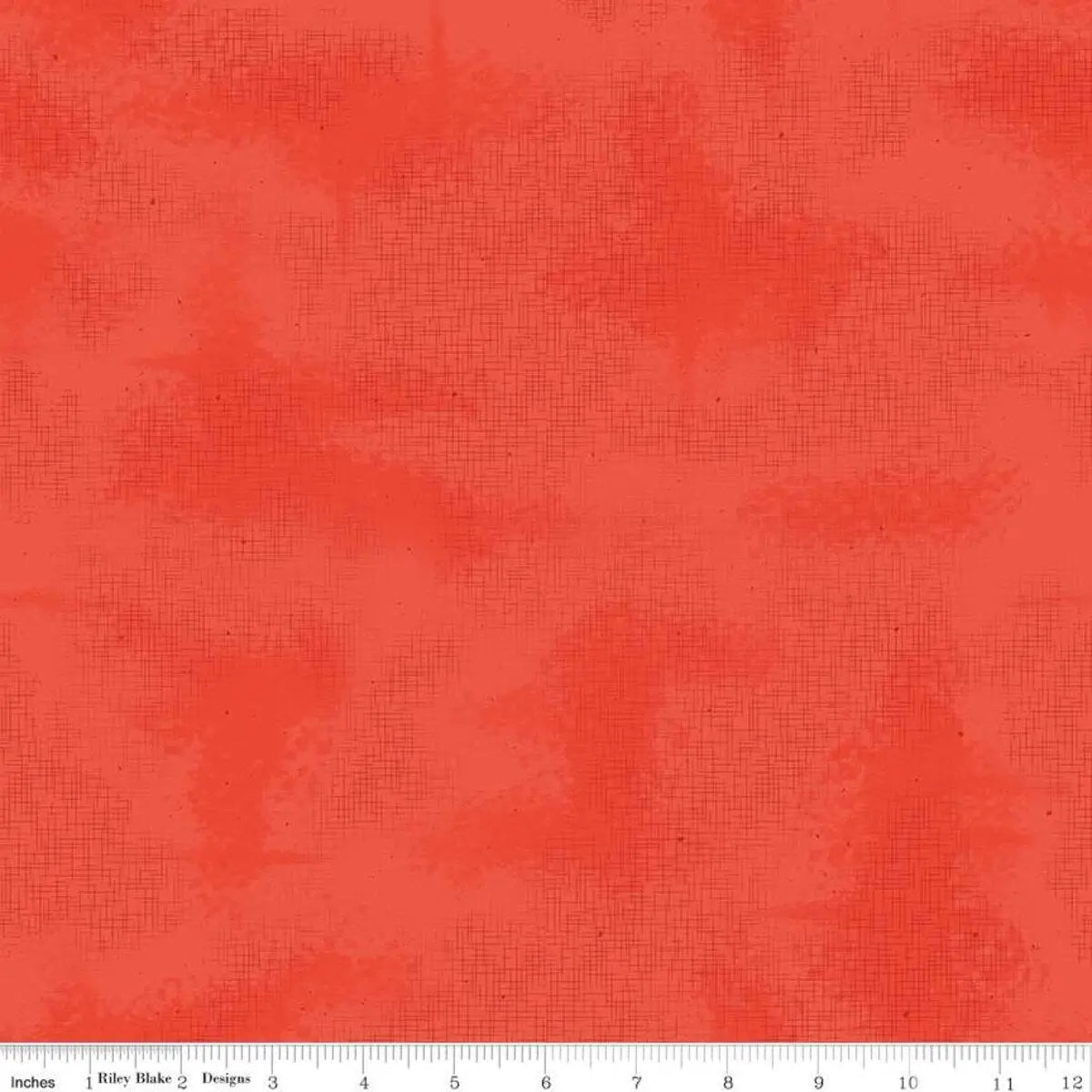 Red Shabby Paprika Cotton 43"/44" Fabric Per Yard - Linda's Electric Quilters