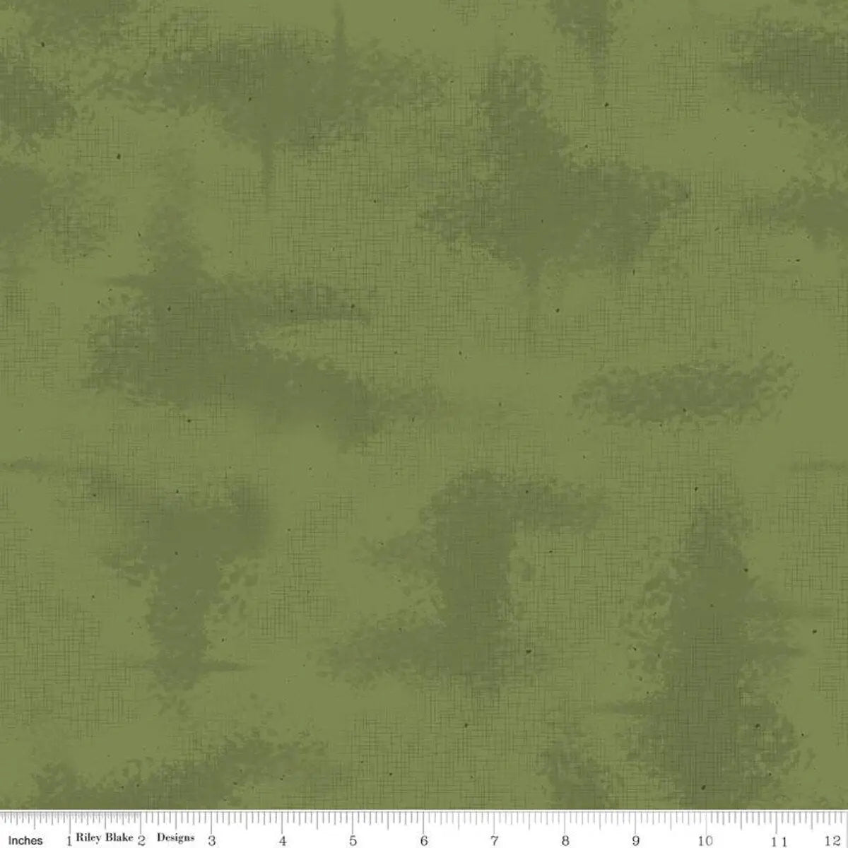 Green Shabby Moss Cotton 43"/44" Fabric Per Yard - Linda's Electric Quilters