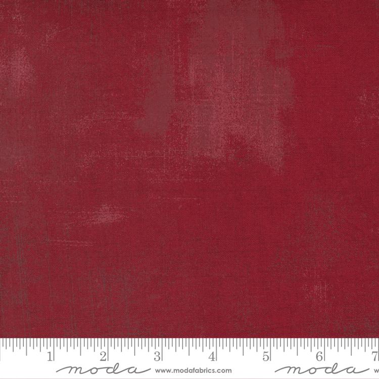 Moda Grunge Basics quilting cotton blender fabric in Candy Cane