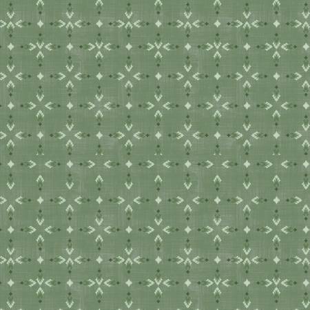 Wilmington Timberland Trails Tribal All Over quilting fabric in Green
