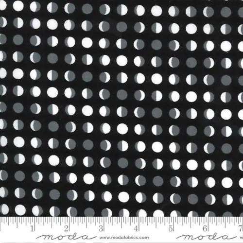 Black Midnight Magic 2 44"/45" Fabric Per Yard - Linda's Electric Quilters