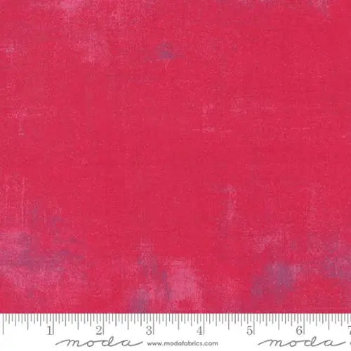 Red Grunge Basics Raspberry 44"/45" Fabric Per Yard - Linda's Electric Quilters