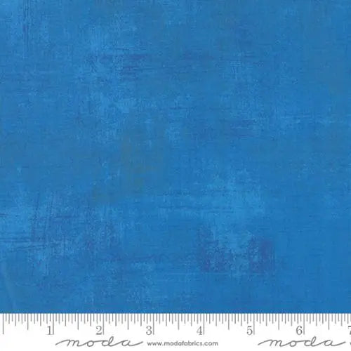 Blue Grunge Basics Bright Sky 44"/45" Fabric Per Yard - Linda's Electric Quilters