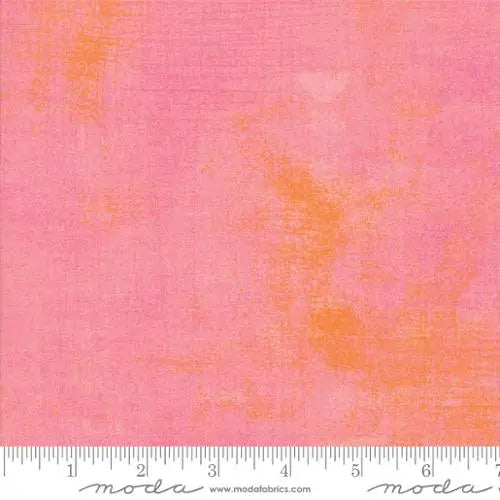 Pink Grunge Basics Salmon Rose 44"/45" Fabric Per Yard - Linda's Electric Quilters