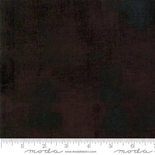 Black Grunge Basics Winter Coal 44"/45" Fabric Per Yard - Linda's Electric Quilters