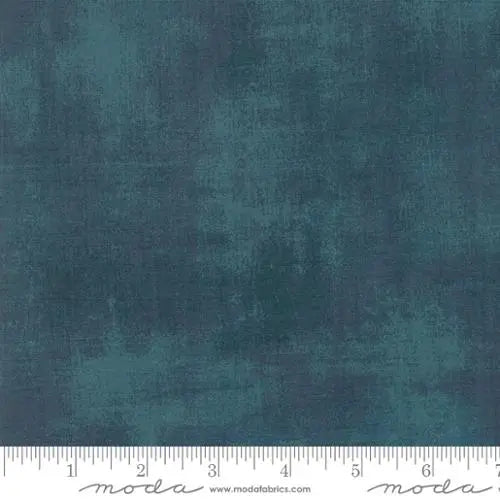 Blue Grunge Basics Deep Teal 44"/45" Fabric Per Yard - Linda's Electric Quilters