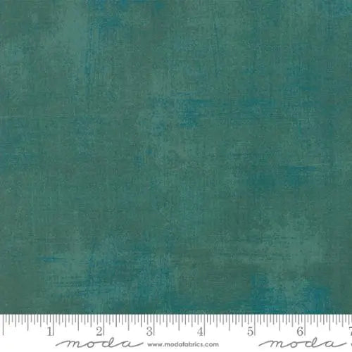 Green Grunge Basics Deep Jade 44"/45" Fabric Per Yard - Linda's Electric Quilters