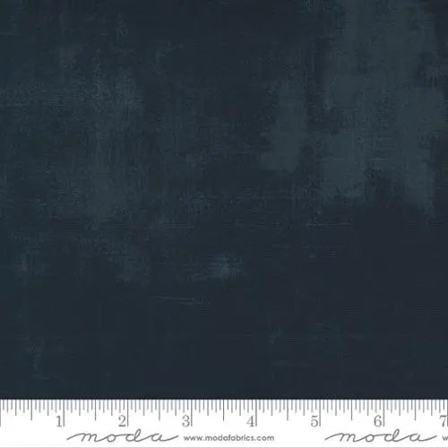 Black Grunge Basics Dull Black 44"/45" Fabric Per Yard - Linda's Electric Quilters