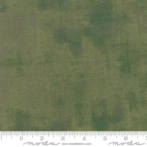 Green Grunge Basics Juniper 44"/45" Fabric Per Yard - Linda's Electric Quilters