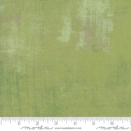 Green Grunge Basics Spearmint 44"/45" Fabric Per Yard - Linda's Electric Quilters