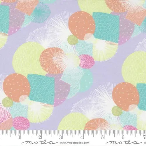 Purple Soiree Lavender Fan Frill 44"/45" Fabric Per Yard - Linda's Electric Quilters