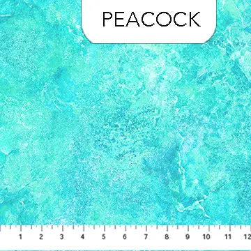 Blue Peacock 26756-660 Cotton 44"/45" Fabric Per Yard - Linda's Electric Quilters