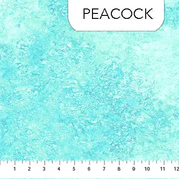 Blue Peacock 26758-66 Cotton 44"/45" Fabric Per Yard - Linda's Electric Quilters