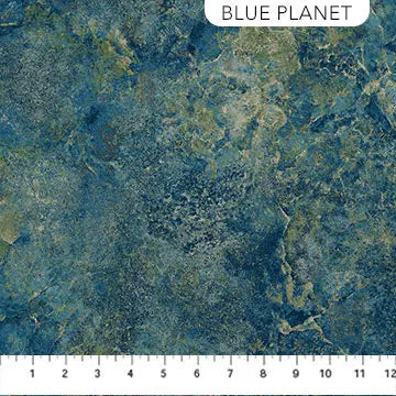 Blue Planet 26756-48 Cotton 44"/45" Fabric Per Yard - Linda's Electric Quilters