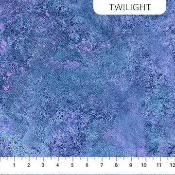 Blue Twilight 26757-47 Cotton 44"/45" Fabric Per Yard - Linda's Electric Quilters