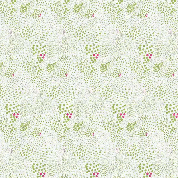 Green On Your Mark Florals Cotton 44"/45" Fabric Per Yard - Linda's Electric Quilters