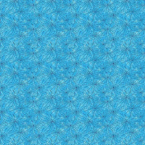 Blue You Bug Me Spiderweb Cotton 44"/45" Fabric Per Yard - Linda's Electric Quilters