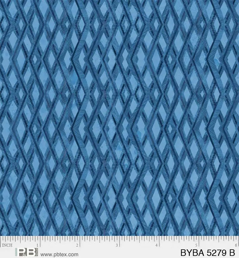 Blue Barnyard Babies 44"/45" Fabric Per Yard - Linda's Electric Quilters