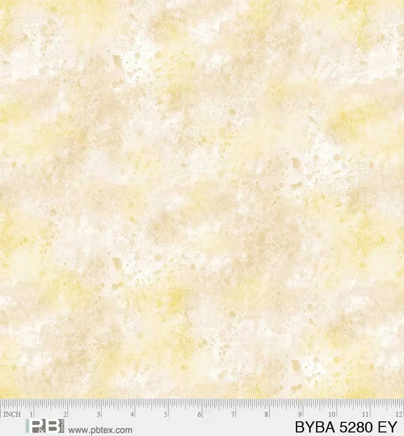 Natural Yellow Barnyard Babies 44"/45" Fabric Per Yard - Linda's Electric Quilters