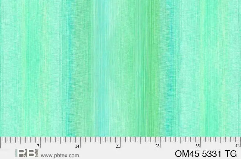 Green Ombre 44"/45" Fabric Per Yard - Linda's Electric Quilters