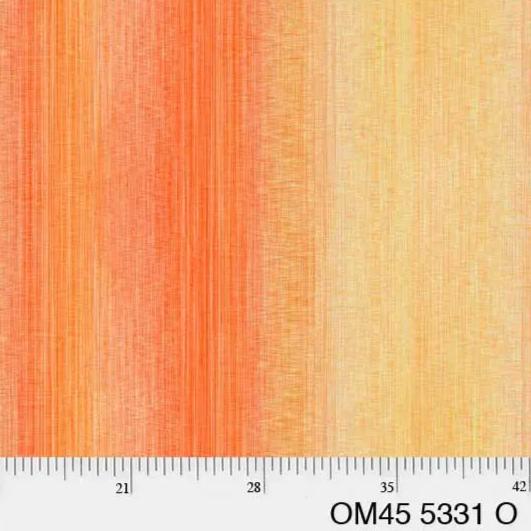 Orange Ombre 44"/45" Fabric Per Yard