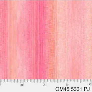 Pink Ombre 44"/45" Fabric Per Yard