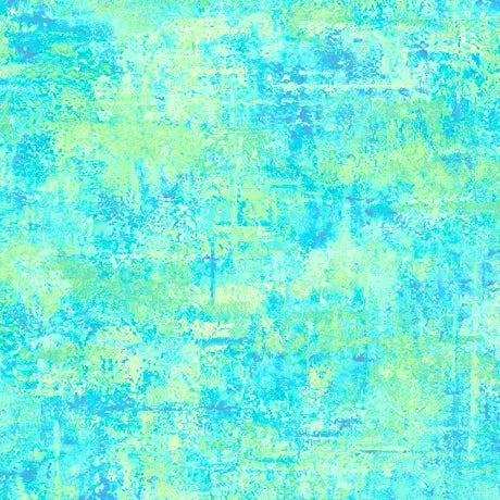 Blue Aqua Mottled Blender 44"/45" Fabric Per Yard - Linda's Electric Quilters