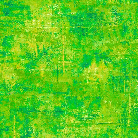 Green Chartreuse Mottled Blender 44"/45" Fabric Per Yard - Linda's Electric Quilters