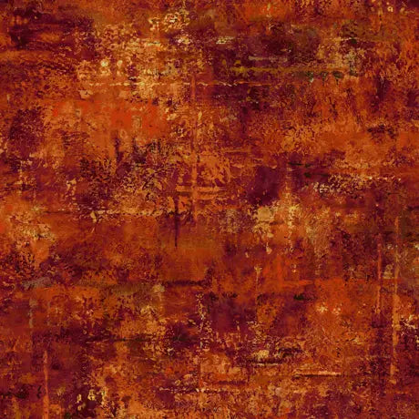 Red Rust Mottled Blender 44"/45" Fabric Per Yard - Linda's Electric Quilters