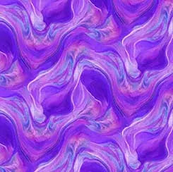 Purple Surge Lava 44"/45" Fabric Per Yard - Linda's Electric Quilters