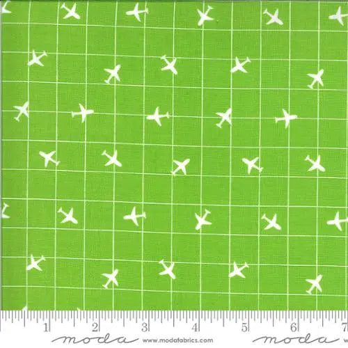 Green On The Go 44"/45" Fabric Per Yard - Linda's Electric Quilters