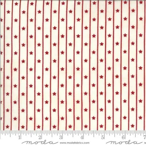 Cread Red American Gathering 44"/45" Fabric Per Yard - Linda's Electric Quilters