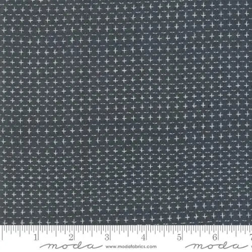 Black Boro Foundations Charcoal 44"/45" Fabric Per Yard - Linda's Electric Quilters