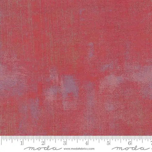 Red Grunge Basics Sateen 44"/45" Fabric Per Yard - Linda's Electric Quilters